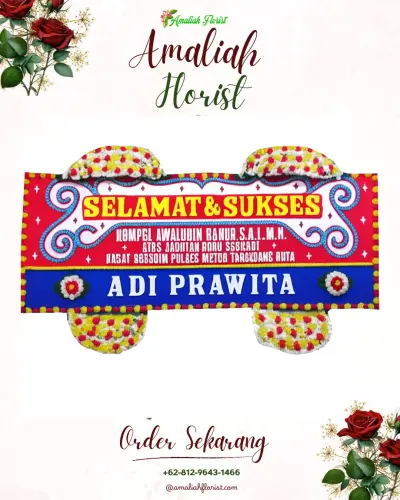 Karangan Bunga Ucapan Selamat mogana